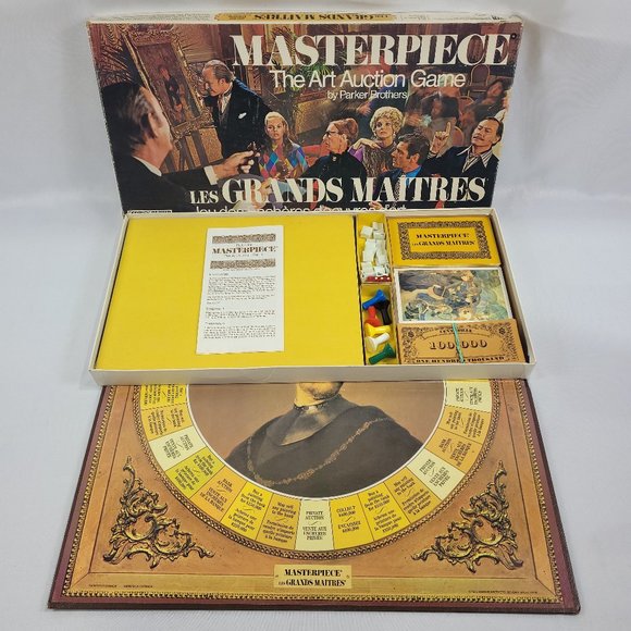 Masterpiece Vintage 1970 Game Art Auction Boardgame by Parker Brothers - Picture 1 of 1